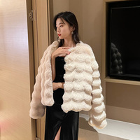 Autumn and Winter White Fur Coat for Women 4